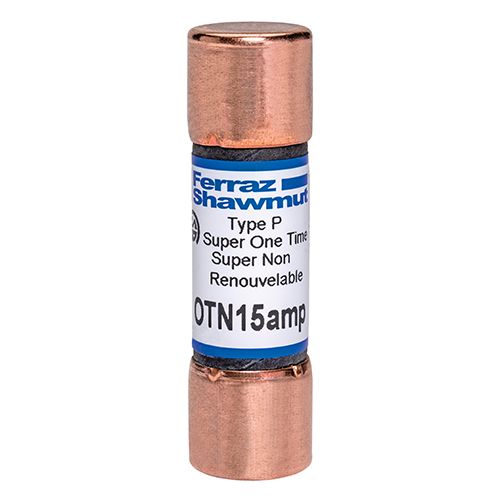 OTN15 - Fuse Amp-Trap® 250V 15A Fast-Acting Class K5 OTN Series